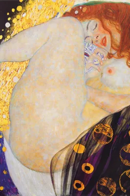 Produktbild von Gustav Klimt Kunstdruck Bild - Danaë, 1907 (120 x 80 cm)