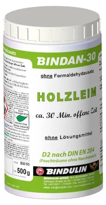 Produktbild von BINDAN-30 500 g PE-Dose Füllstofffreier, hochwertiger Kunstharzleim ohne Streckmittel
