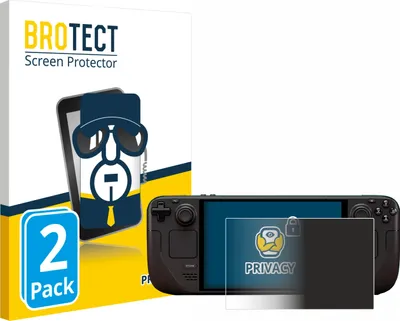 Produktbild von 2x BROTECT Sichtschutzfolie für Valve Steam Deck OLED Anti-Spy Privacy Sichtschutz Blickschutz Folie Blaulicht-Schutz