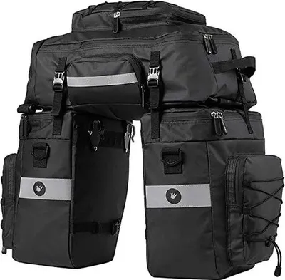 Image de Sacoche de vélo Famanu, imperméable et résistant à la déchirure - 70 litres