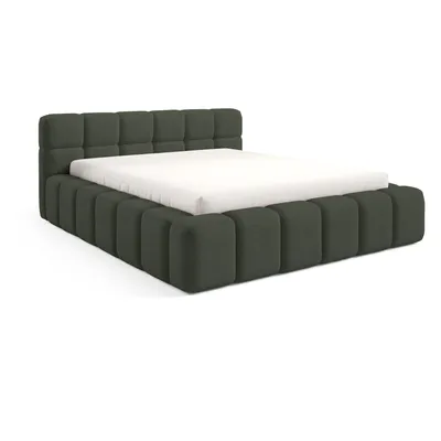 Produktbild von Dekori Polsterbett 180x200 NUBO PREMIUM Wolkenbett mit Bettkasten, Boucle Bett – Grün (Quelle 37)