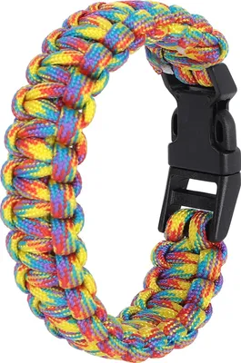Immagine prodotto di Bracciale intrecciato in paracord per uomo e donna, sopravvivenza all'aperto con cordino da paracadute