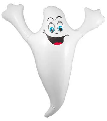 Produktbild von Weißer Halloween Geist zum Aufblasen 52cm