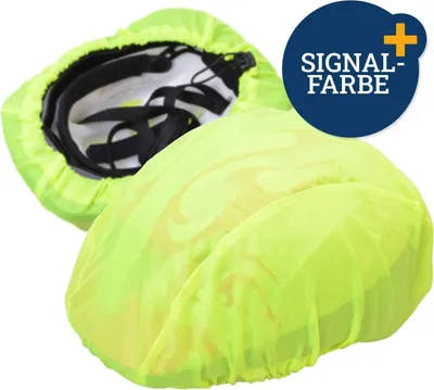 Produktbild von Fahrradhelm Regenschutz Helm Classic Signaldarbe neongelb Fahrradzubehör Bekleidung Filmer 46847
