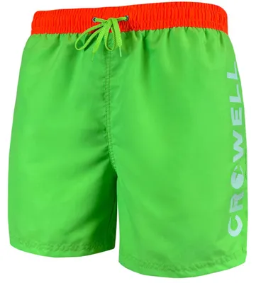 Image de Crowell - Short de bain pour homme MR78578 (S) (vert fluo)