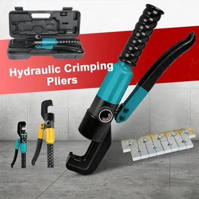 Obrázek produktu pro Hydraulické krimpovací kleště, ruční hydraulický krimpovací nástroj, tlak 8 tun, kleště pro krimpování elektrických kabelů a drátů