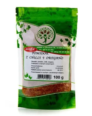 Zdjęcie produktu dla Pomidor z chilli i oregano 100g