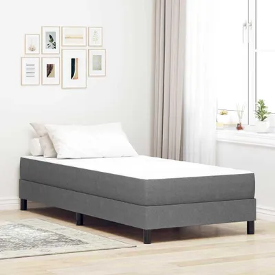 Zdjęcie produktu dla Maison Exclusive – materac do łóżka z materacem Jasnoszary 100 x 200 cm Tkanina