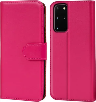 Produktbild von Conie Klapp Tasche für Samsung Galaxy S20 Plus Kartenfach Rundumschutz Hülle in Pink