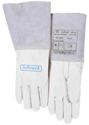 Produktbild von Elmag 5-Finger-Schweißerhandschuhe WELDAS 10-1005 XL, 59145