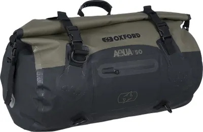 Obrázok produktu pre Taška na kolieskach Oxford AQUA T-50, čierna/olivová, 50 litrov