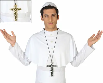 Immagine prodotto di Atosa Costume Padre Cruz Bianco Bianco Taglia Unica