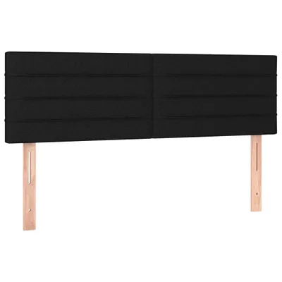 Produktbild von Kopfteile Schwarz 144x5x78/88 cm Stoff