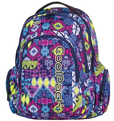 Produktbild von CoolPack CP Jugend Schulrucksack mit Organizer kariert
