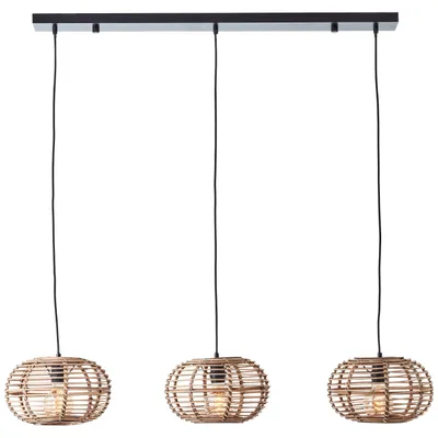 Productafbeelding van Rotan eettafel hanglamp Woodball