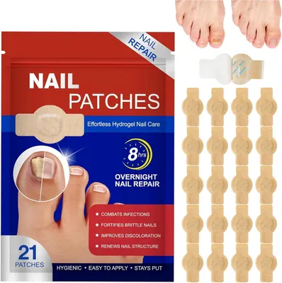 Produktbild von Multifunktionale Pflaster gegen Nagelpilz, 21 Stück, für die Nagelreparatur