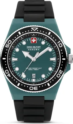 Zdjęcie produktu dla Zestaw męski SWISS MILITARY SMWGN0001185 zielony sportowy do nurkowania