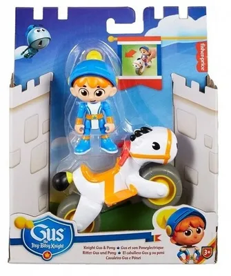 Zdjęcie produktu dla MATTEL Gus Mały Wielki Rycerz Gus i Pony 2pak 8cm