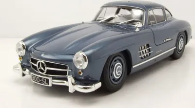 Produktbild von Minichamps 110037220 Mercedes 300 SL W198 Flügeltürer 1955 hellblau metallic 1:18