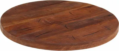Produktbild von vidaXL Tischplatte Ø 60x2,5 cm Rund Altholz Massiv