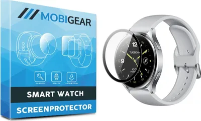 Produktbild von Mobigear Xiaomi Watch 2 Displayschutz Schutzfolie - Hüllenfreundlich - Schwarz