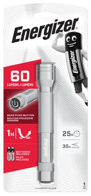 Produktbild von Energizer ENVALUET06, Taschenlampe, Grau, Metall, LED, 5 Lampen, 35 lm