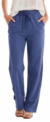 Produktbild von Leinenhose für Damen – leicht und atmungsaktiv – dunkelblau