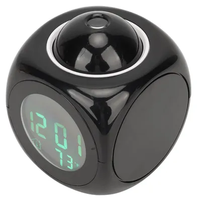 Projektionswecker mit Sprachfunktion, LED-Temperatur, Digitaluhr, USB