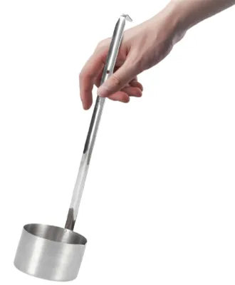 Suppenschöpflöffel aus Edelstahl, 500 ml, mit langem Stiel