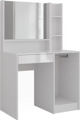 Obrázek produktu pro Toaletní stolek Vicco Sherry Bílá/bílý vysoký lesk 89.8 cm 3 díly, Model 57694