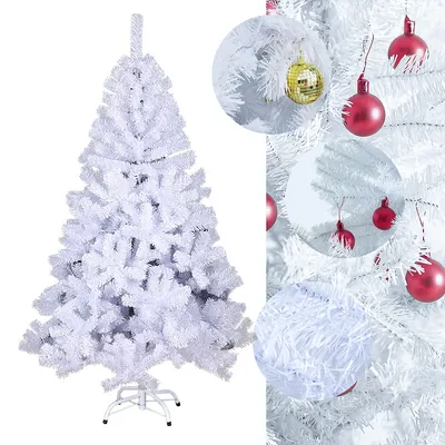 Obrázek produktu pro Yakimz Vánoční stromek Umělý vánoční stromek Deco Tree Vánoční dekorace 150cm White