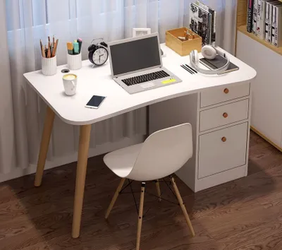 Obrázek produktu pro Pracovní stůl ELIAN, bílá/buk