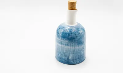 Produktbild von Flasche Essigflasche Ölflasche Porzellan Classic Vegan 400ml Landhausstil