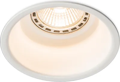 Zdjęcie produktu dla QAZQA – nowoczesny reflektor wpuszczany, biały GU10 50 mm – salon I sypialnia – okrągły, aluminiowy – przystosowany do żarówek LED GU10