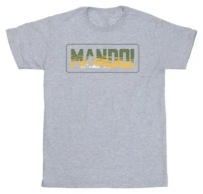 Obrázek produktu pro Star Wars - Pánské tričko "The Mandalorian" BI47448 (M) (Grey)