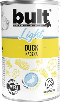 Produktbild von Bult | Bult Light Nassfutter - 400g - Monoprotein - Ente - 83% Feuchtigkeit