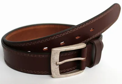 Produktbild von Echt Leder Gürtel für Damen und Herren, Kräftiger Ledergürtel in schwarz oder braun - Qualität in Leder - Business und Freizeit