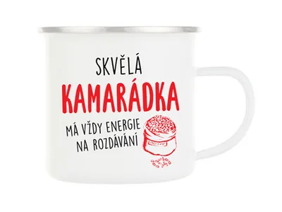 Obrázek produktu pro Plechový hrnek pro skvělou kamarádku