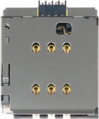 Produktbild von SIM Karten Halter Fassung Einschub Buchse für Apple iPhone X Ersatzteil Zubehör