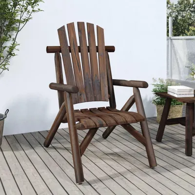 Produktbild von Gartenstuhl aus massivem Fichtenholz, 68 x 86 x 103 cm, Gartenmöbel und Gartensitzmöbel
