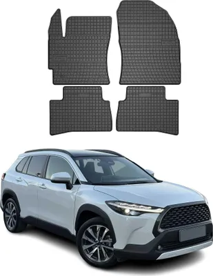 Immagine prodotto di 2022-2025 Toyota Corolla Cross Fußmatten Gummi Schwarz 4 tlg