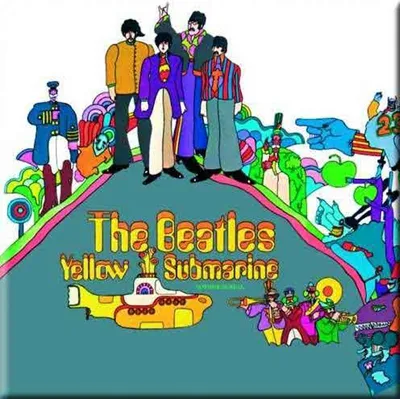 Obrázek produktu pro The Beatles - Magnet na ledničku "Yellow Submarine" RO14138 (Jedna velikost) (barevný)