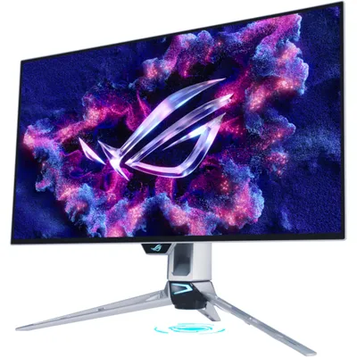 Zdjęcie produktu dla ASUS ROG Swift OLED PG27AQWP-W, 67,3 cm (26.5"), 2560 x 1440 px, Quad HD, LCD, 0,02 ms, Srebrny