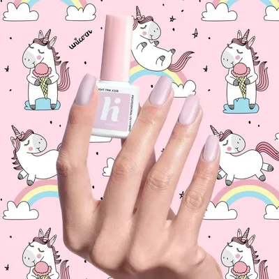 Produktbild von Hi Hybrid Unicorn Hybrid Nagellack Nr. 208 Hellrosa 5ml