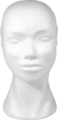 Produktbild von Styropor-Kopf, weiblich, 29 cm