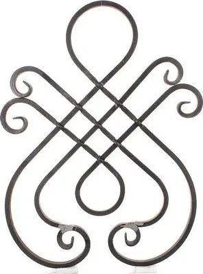 Immagine prodotto di LogistSystem - Ferri battuti ornamentali in ferro battuto 630x460 mm - ad es. come elemento per inferriate - ringhiere - recinzioni - cancelli - rosoni - grate 13.023