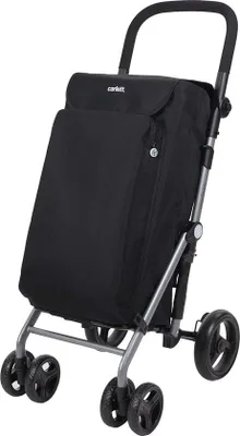 Productafbeelding van Famanu boodschappenwagen met 4 wielen en een geïntegreerde koeltas - 48 liter hoofdcompartiment met een 10 liter koeltas, waterdicht