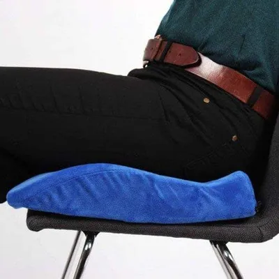 Productafbeelding van Ibenzoa® Ergonomisch lenden- en zitkussen van traagschuim – 2-in-1 rugsteun, ontlastend voor een betere zithouding op kantoor, in de auto en thuis
