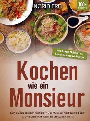 Produktbild von Multikocher Monsieur 3 Liter, Dampfgaren, Anbraten, Pürieren, Mixen, 2-Etagen-Dampfeinsatz