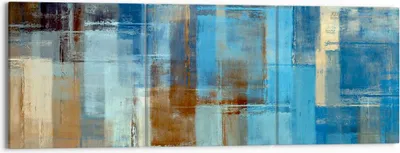 Produktbild von Bild auf Leinwand - Leinwandbild - Abstraktion modern - 150x50cm - Wand Bild - Wanddeko - Leinwanddruck - Bilder - Kunstdruck - Wanddekoration - Leinwand bilder - Wandkunst - CA150x50-3418